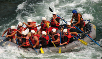 Wildwasserrafting in Flensburg